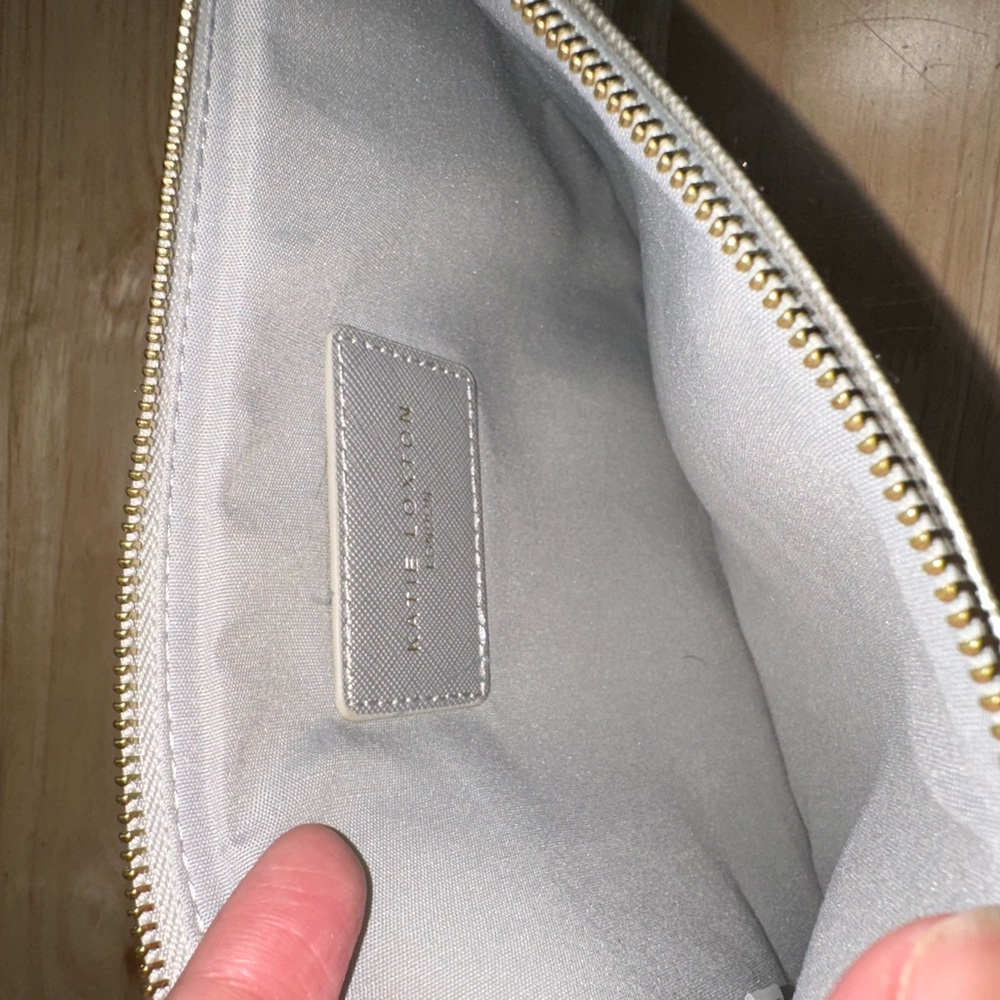 Elegant Silver Wristlet with Gold Accents - Picture 8 of 8